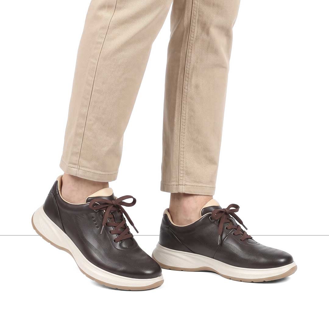 Celal Gültekin Erkek Kahverengi Kalın Tabanlı Sneaker