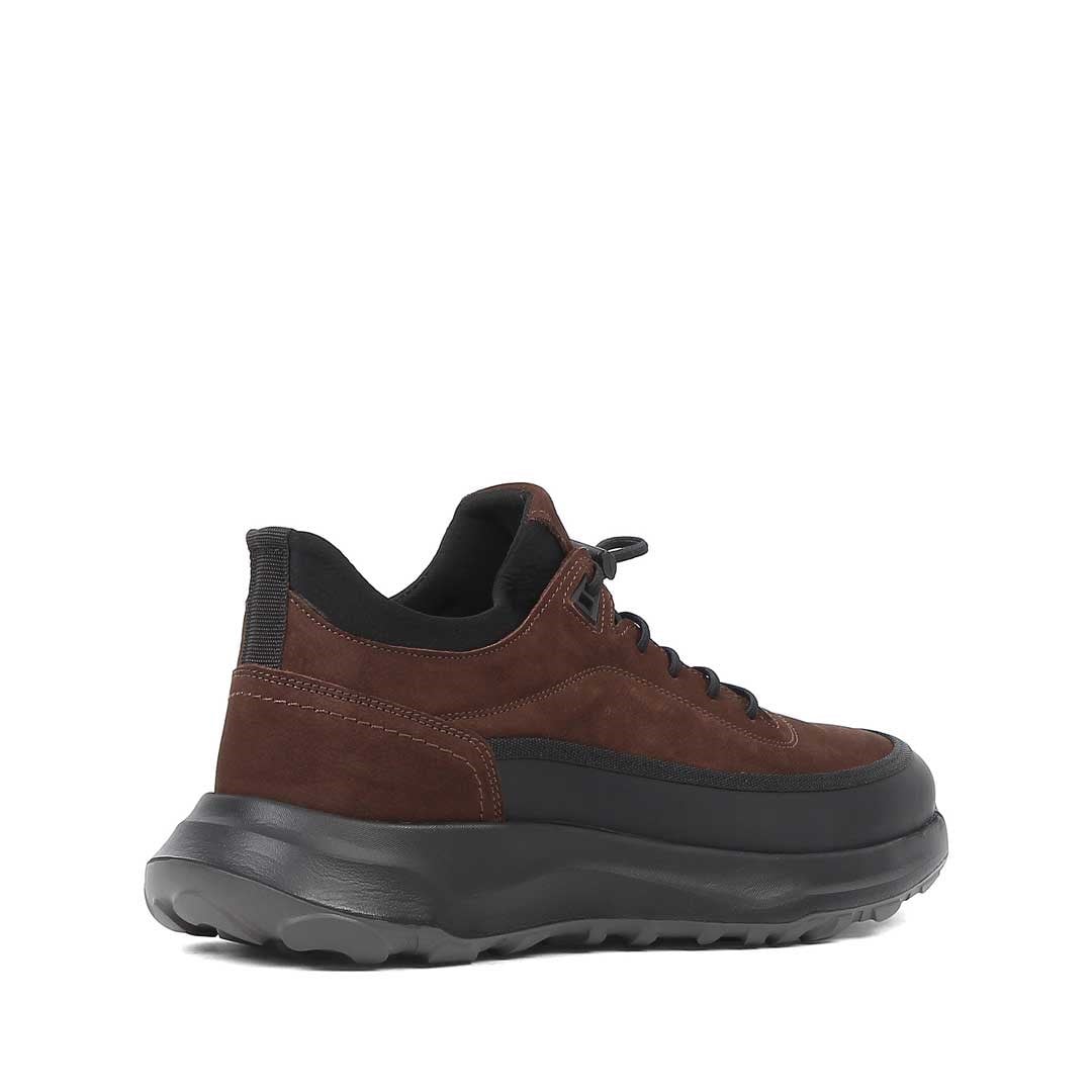 Celal Gültekin Erkek Kahverengi Nubuk Siyah Deri Sneaker