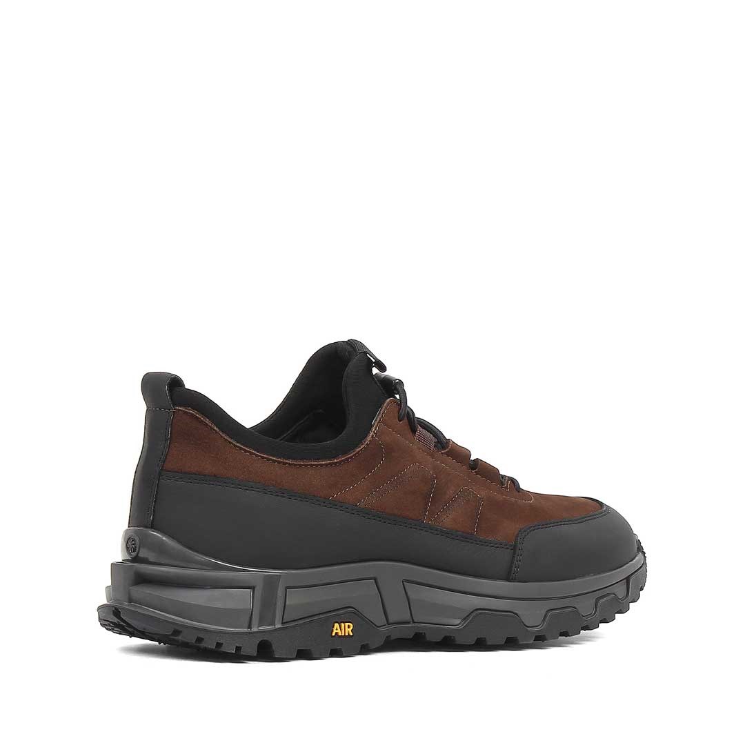 Celal Gültekin Erkek Kahverengi Siyah Nubuk Deri Sneaker