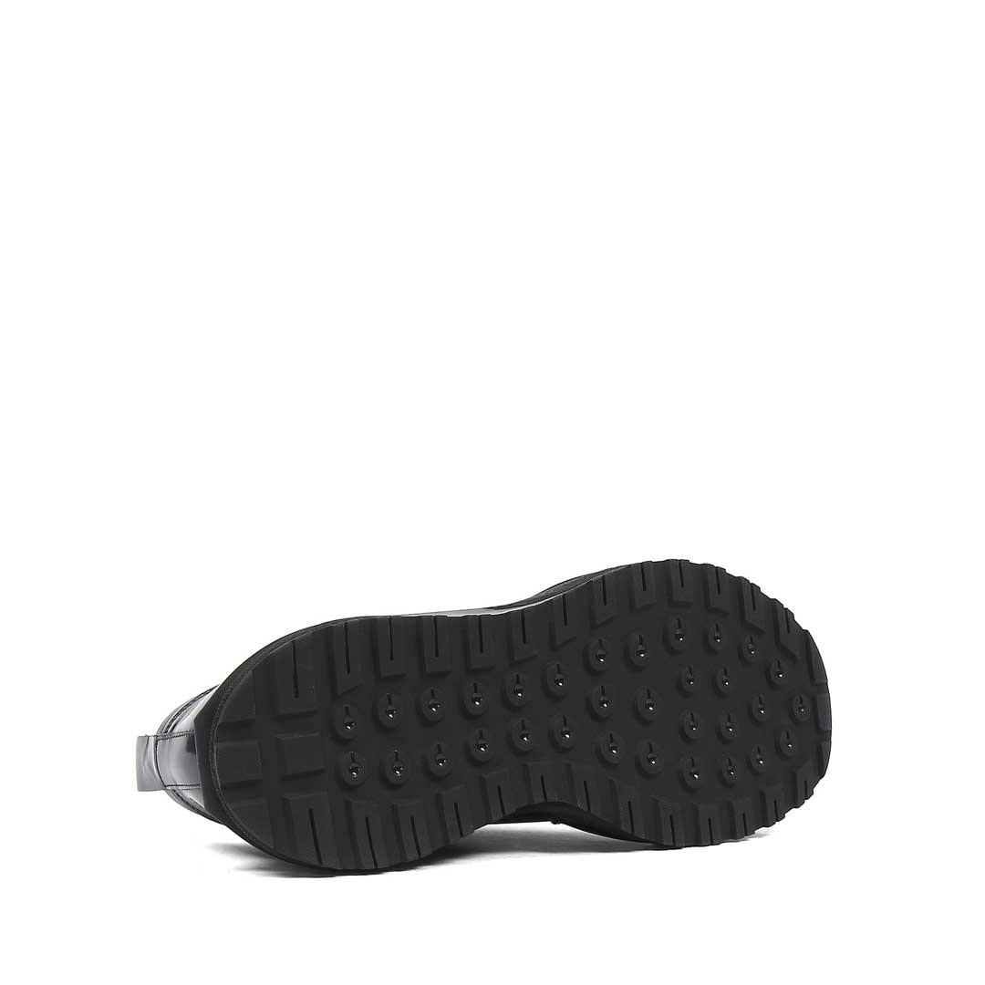 Celal Gültekin Erkek Lacivert Bağcıklı Kalın Tabanlı Deri Sneaker