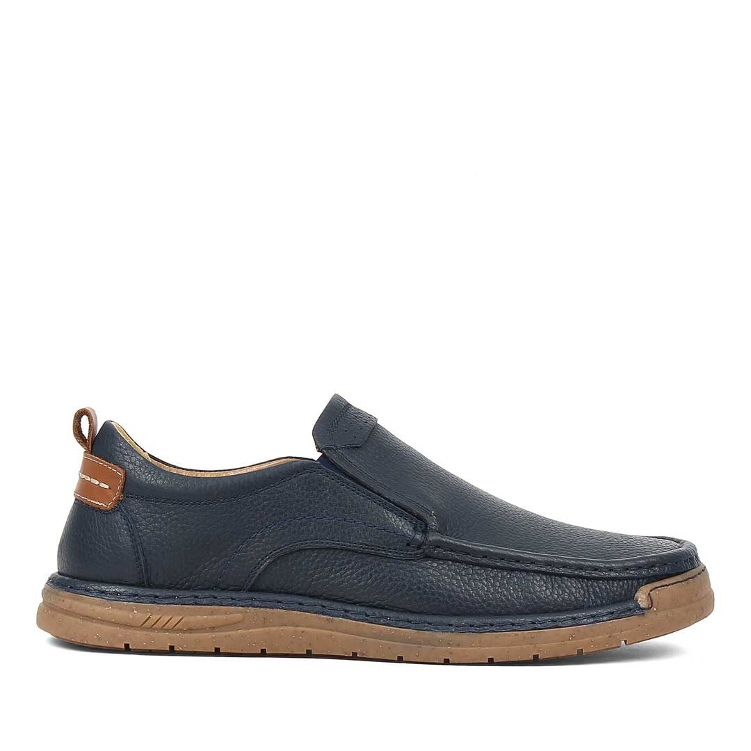 Celal Gültekin Erkek Lacivert Deri Sneaker