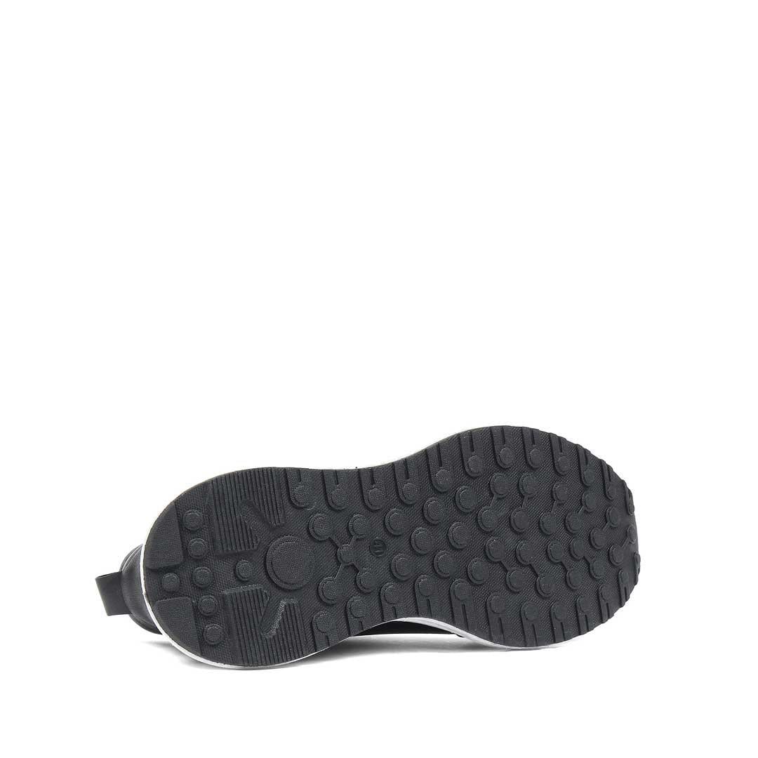 Celal Gültekin Erkek Siyah Bağcıklı Kalın Tabanlı Deri Sneaker