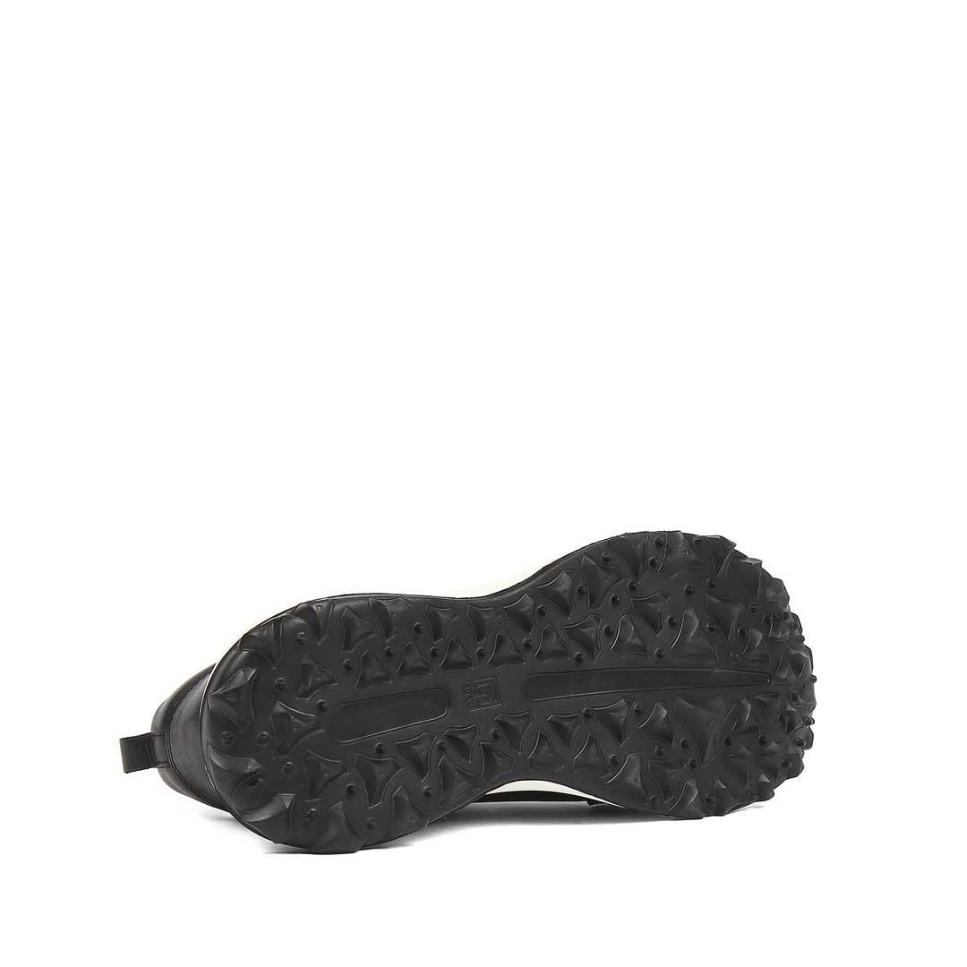 Celal Gültekin Erkek Siyah Bağcıklı Kalın Tabanlı Deri Sneaker