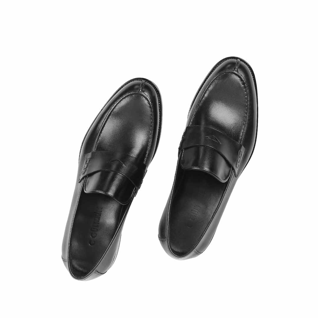 Celal Gültekin Erkek Siyah Deri Loafer