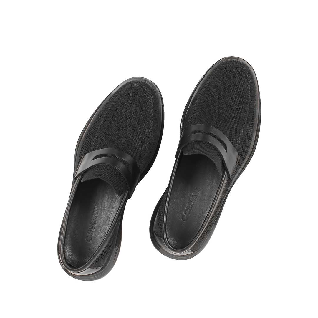 Celal Gültekin Erkek Siyah Deri Loafer