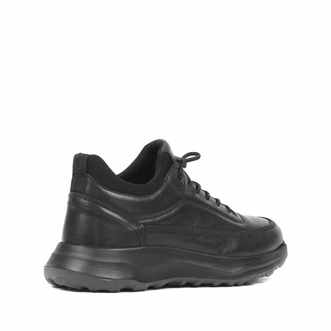 Celal Gültekin Erkek Siyah Deri Sneaker