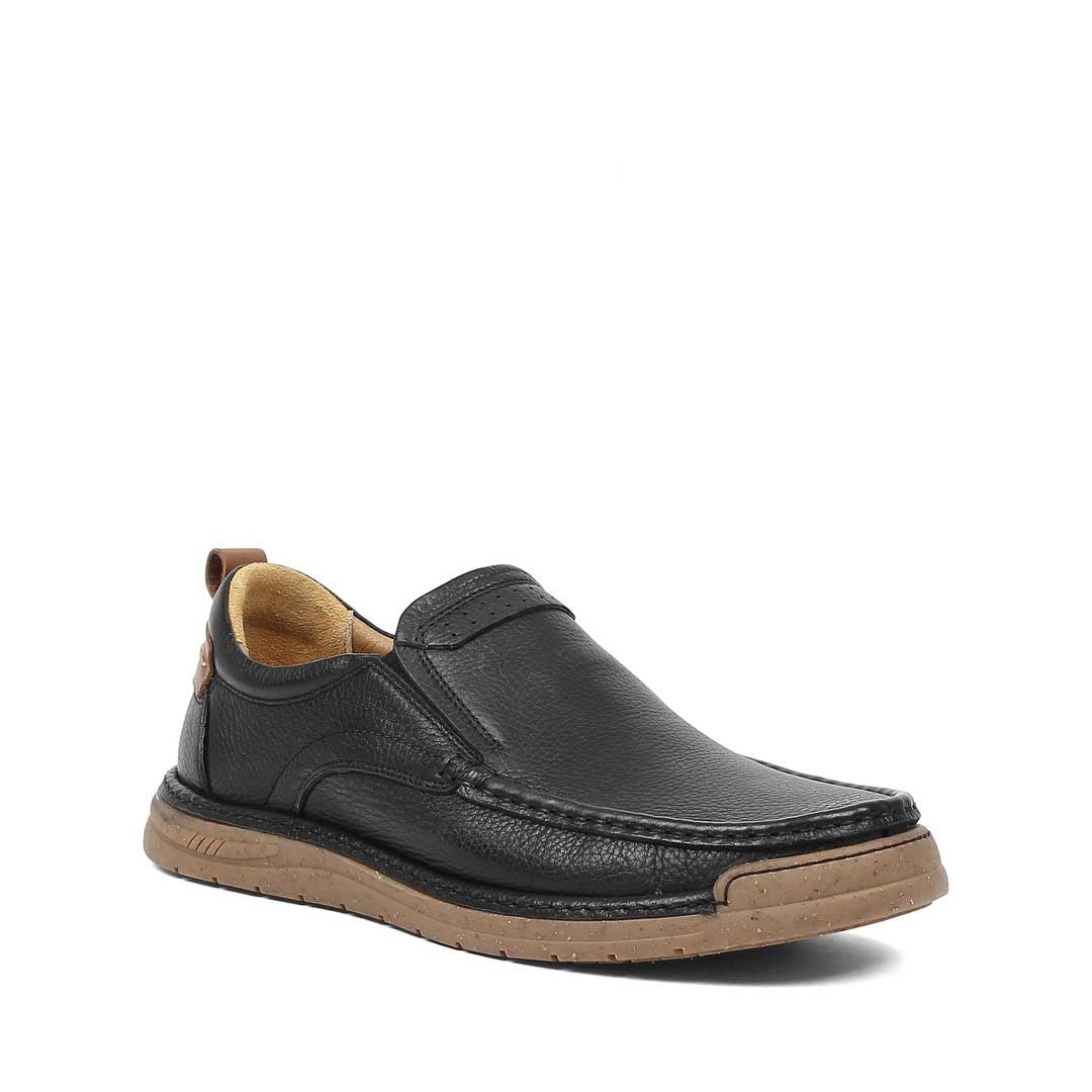 Celal Gültekin Erkek Siyah Deri Sneaker