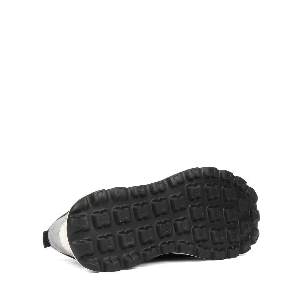Celal Gültekin Erkek Siyah Gri Bağcıklı Süet Deri Sneaker