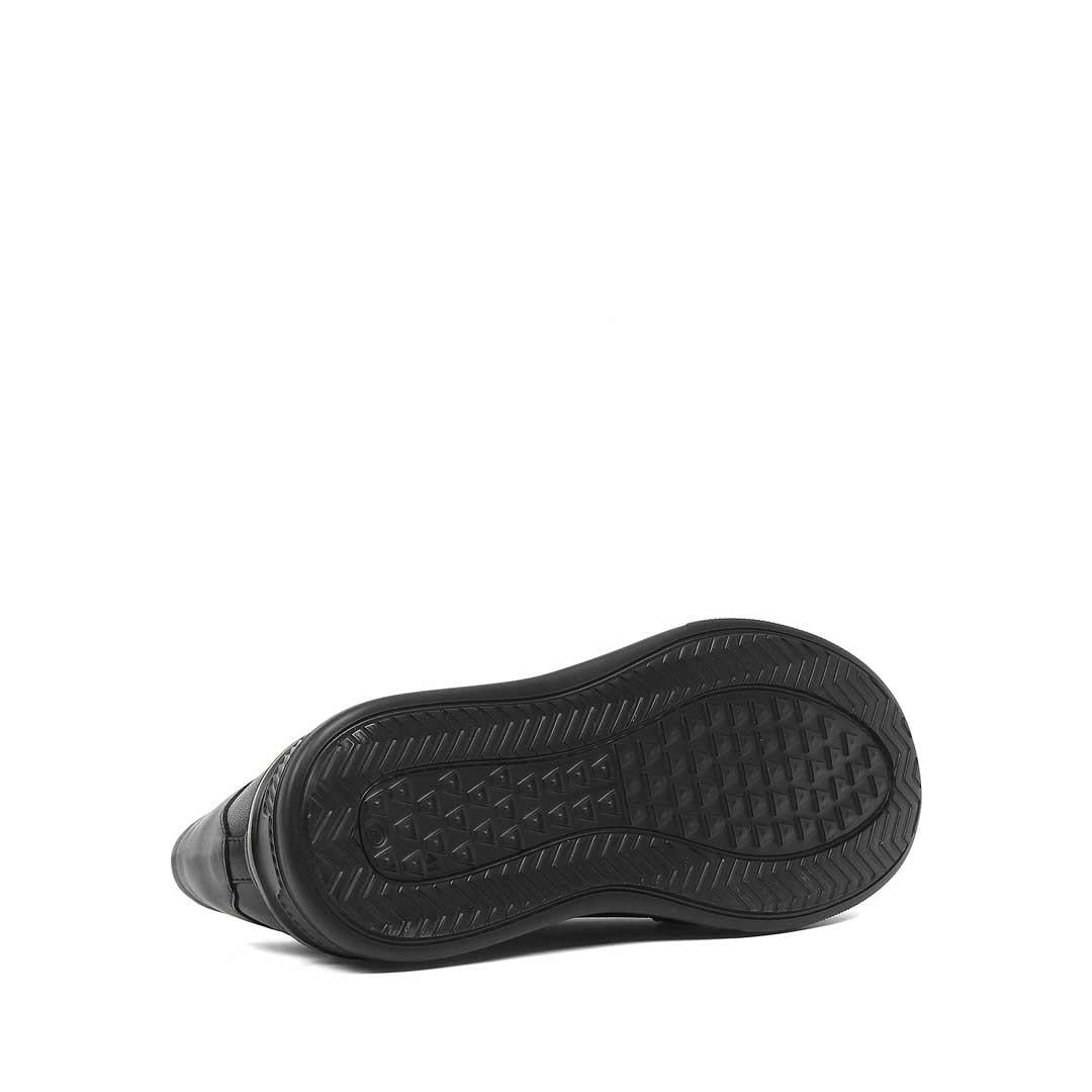 Celal Gültekin Erkek Siyah Kalın Tabanlı Deri Sneaker