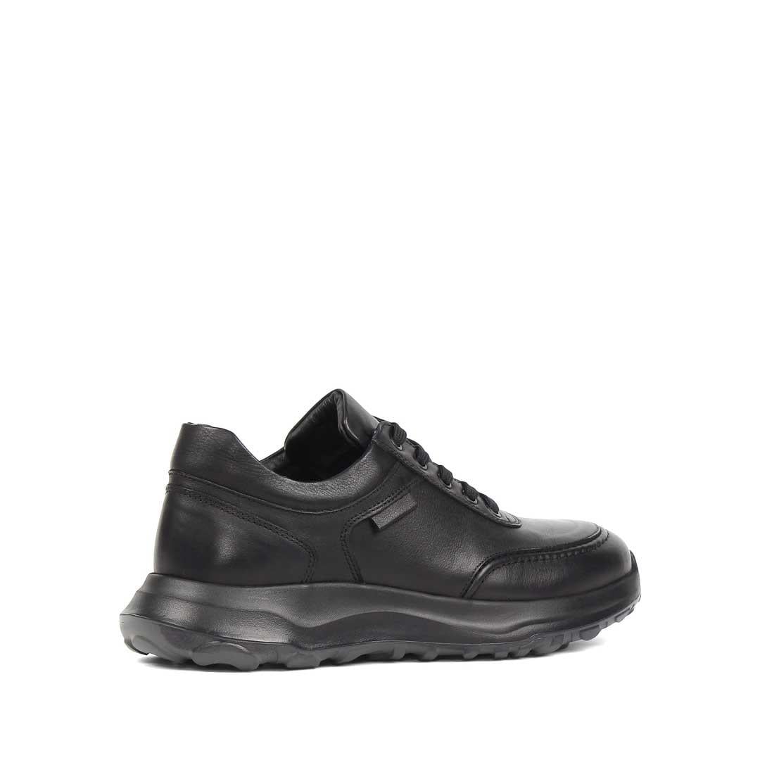 Celal Gültekin Erkek Siyah Kalın Tabanlı Deri Sneaker