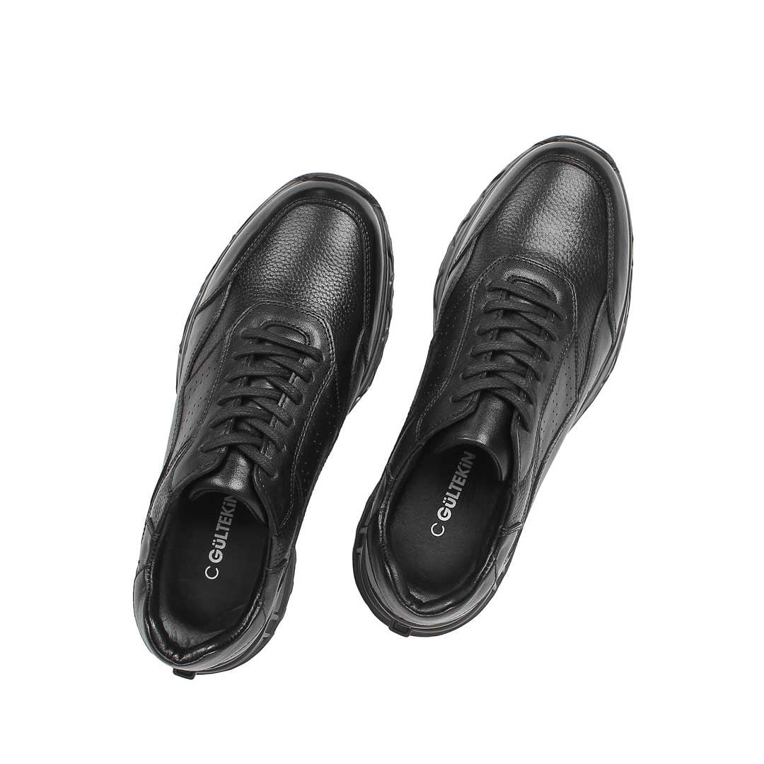 Celal Gültekin Erkek Siyah Kalın Tabanlı Sneaker