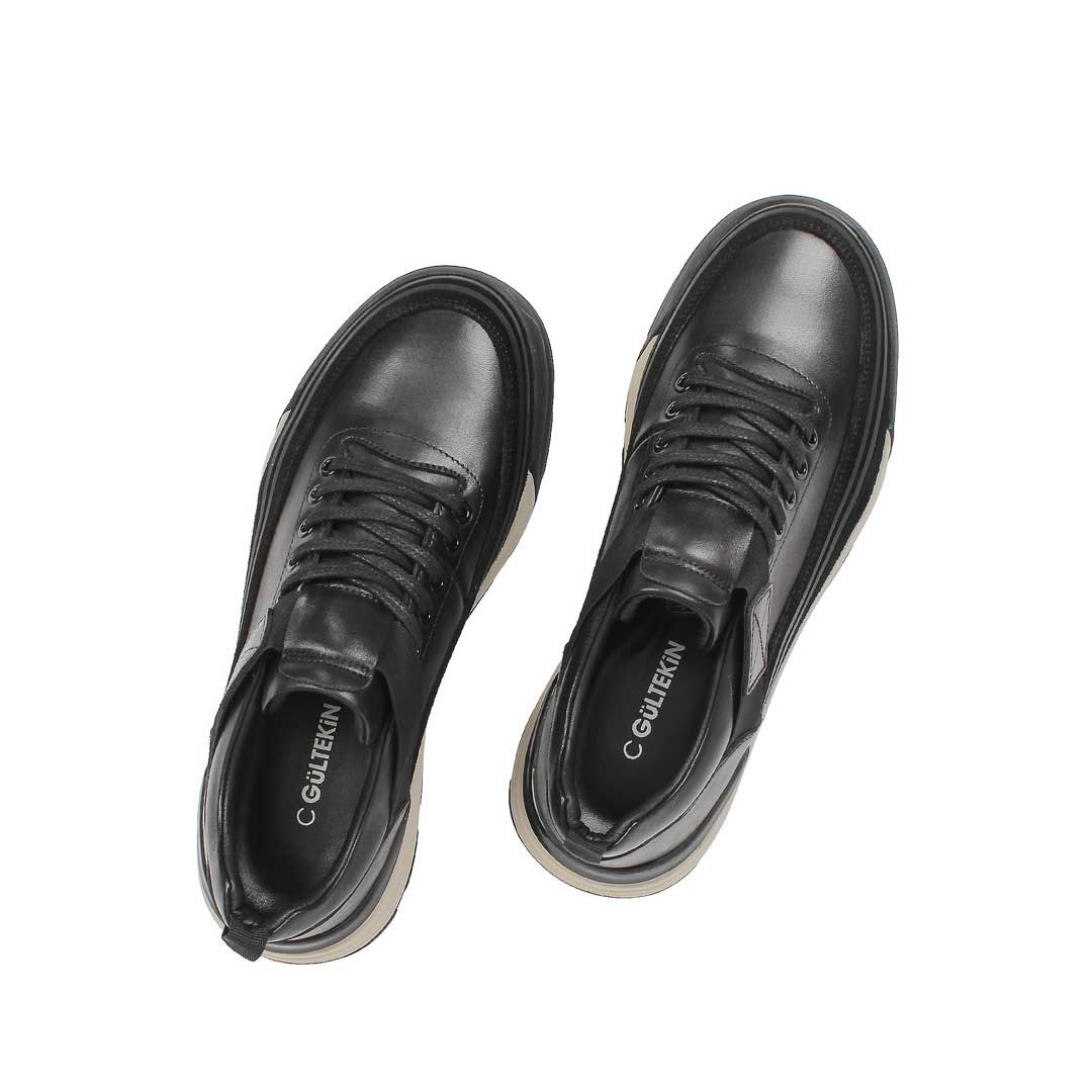 Celal Gültekin Erkek Siyah Süet Deri Sneaker