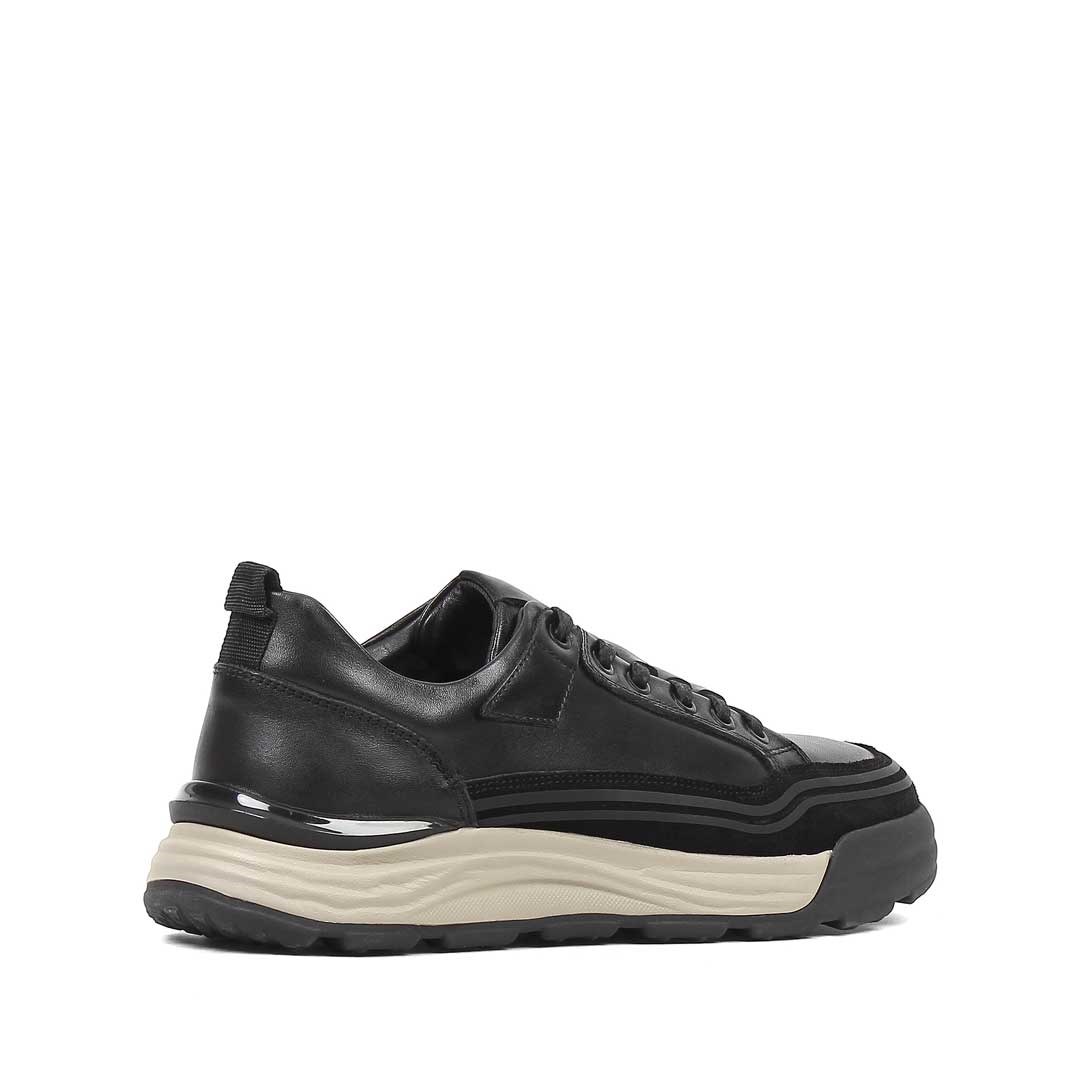 Celal Gültekin Erkek Siyah Süet Deri Sneaker