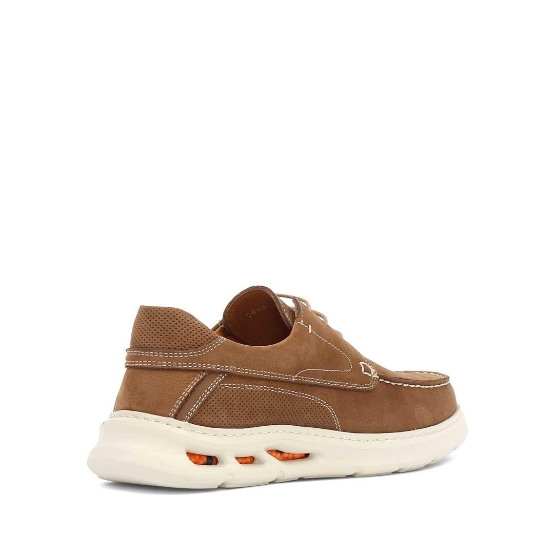 Celal Gültekin Erkek Taba Bağcıklı Kalın Tabanlı Nubuk Deri Sneaker