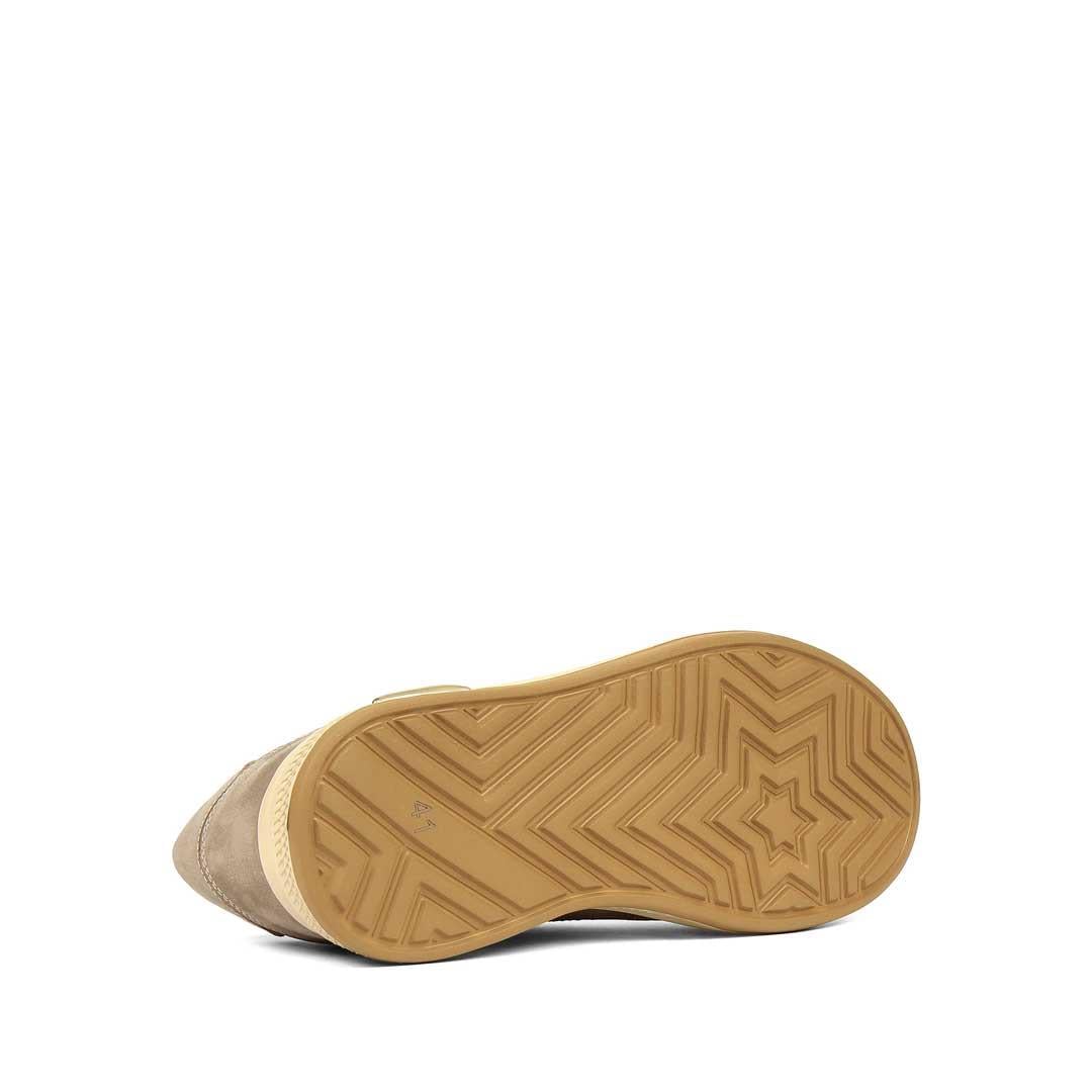 Celal Gültekin Erkek Vizon Bağcıklı Kalın Tabanlı Nubuk Deri Sneaker