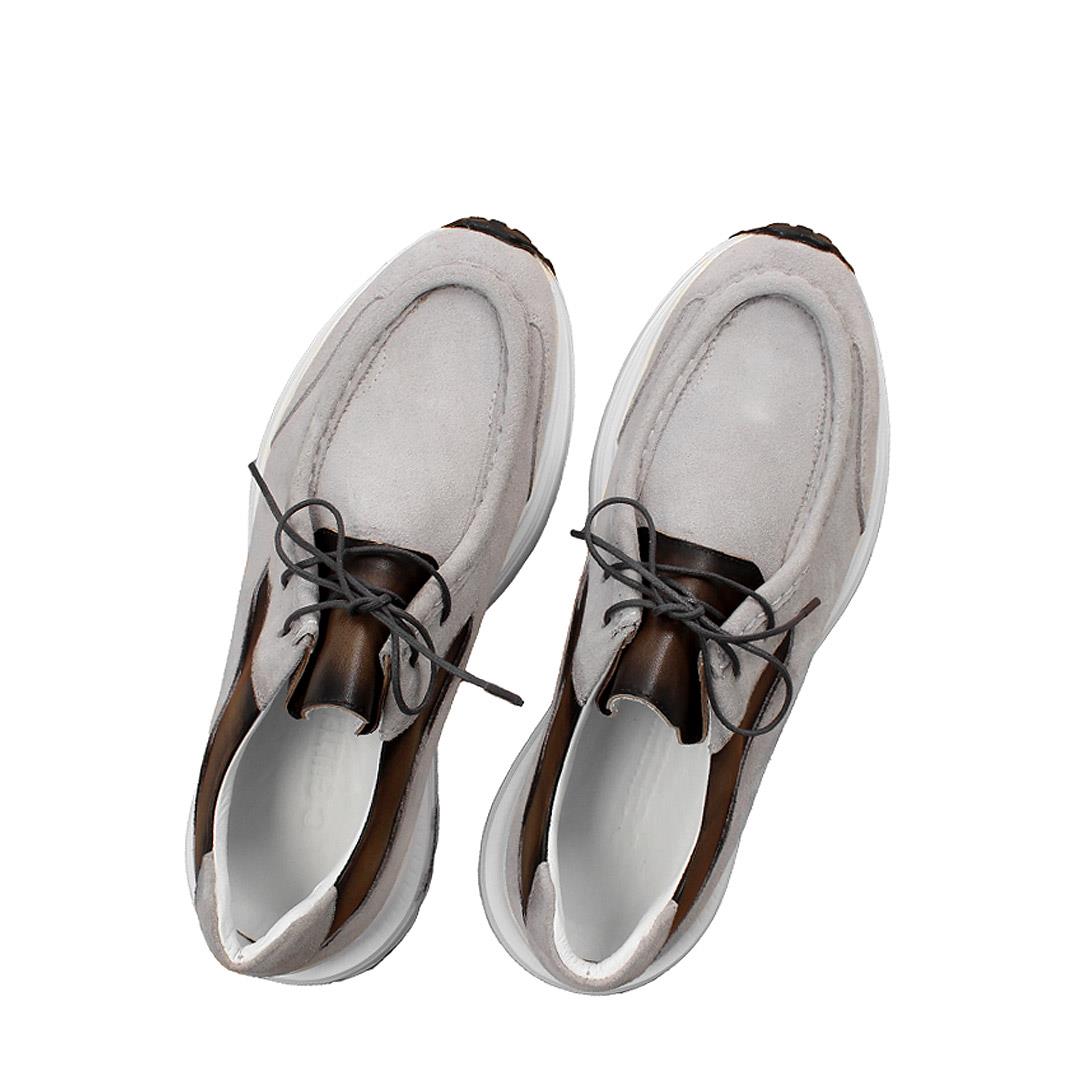 Celal Gültekin Gri Süet Erkek Sneakers Ayakkabı 064 1044-16986