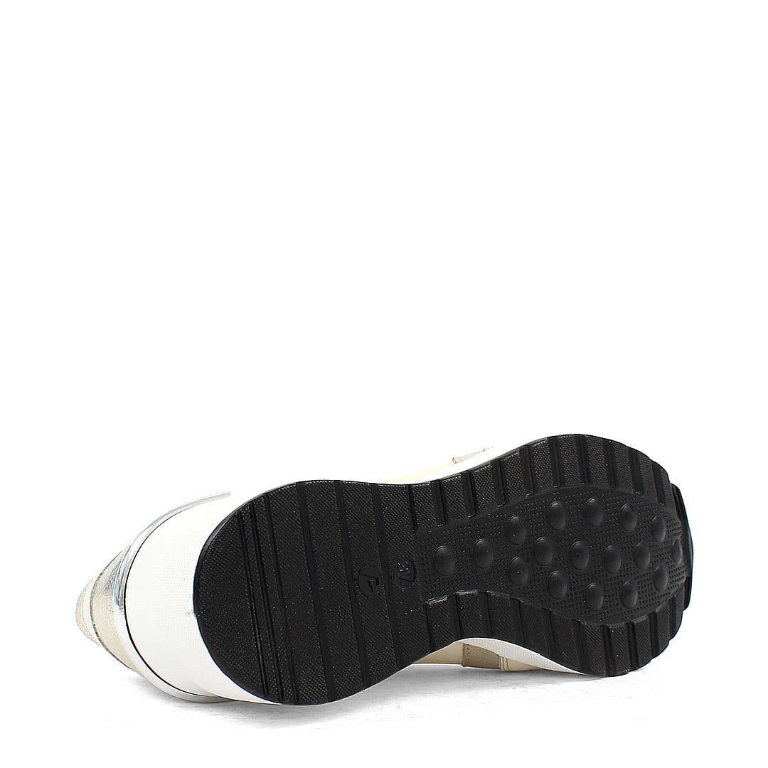 Celal Gültekin Kadın Bej Dolgu Topuklu Deri Sneaker