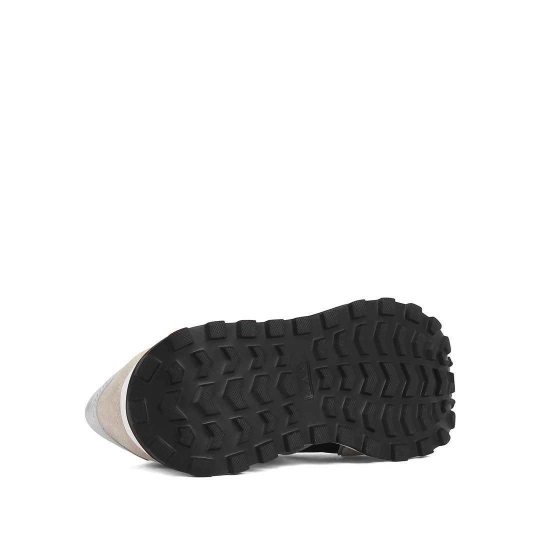 Celal Gültekin Kadın Bej Lacivert Bağcıklı Süet Deri Sneaker