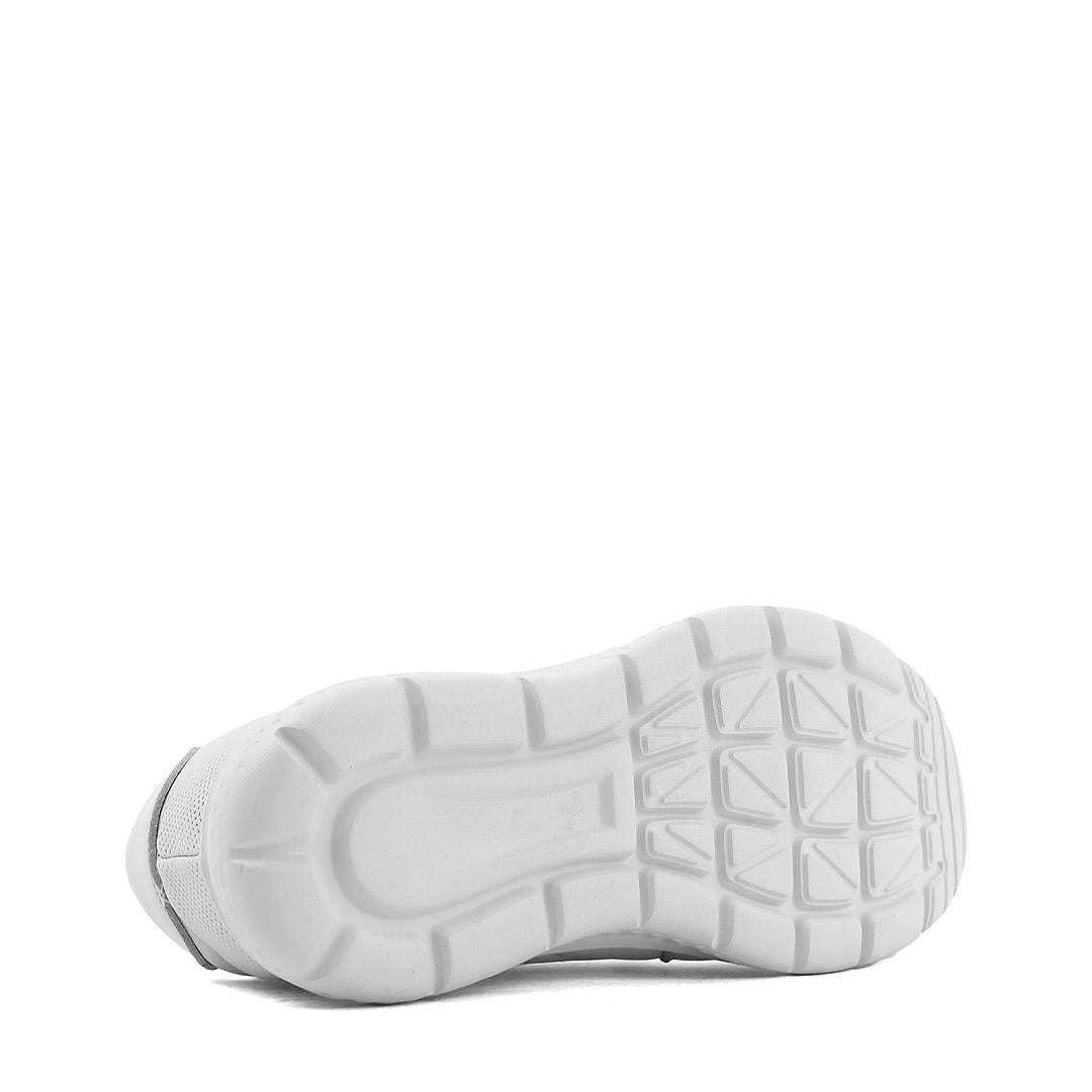 Celal Gültekin Kadın Beyaz Bağcıklı Kalın Tabanlı Deri Sneaker