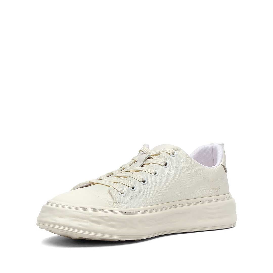 Celal Gültekin Kadın Beyaz Kalın Tabanlı Deri Sneaker