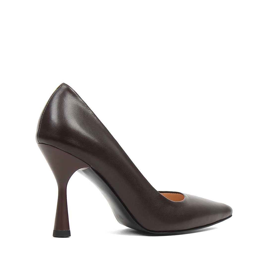 Celal Gültekin Kadın Kahverengi Yüksek İnce Topuklu Deri Stiletto
