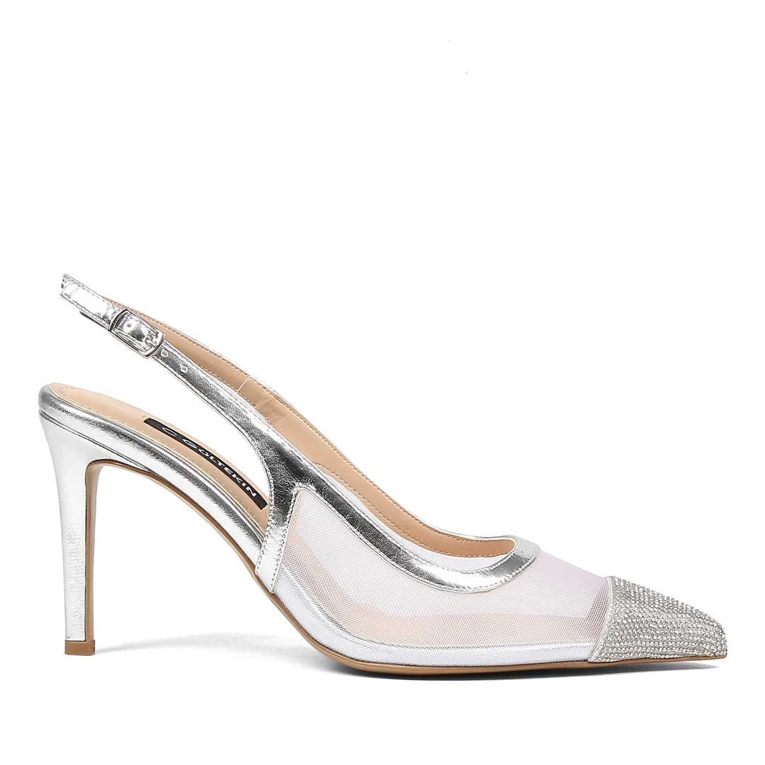 Celal Gültekin Kadın Lame İnce Topuklu Abiye Ayakkabı