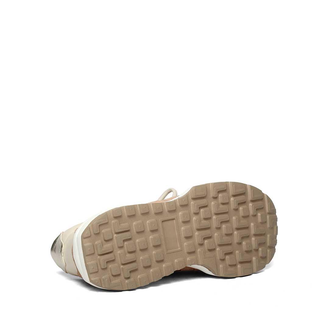 Celal Gültekin Kadın Pudra Bağcıklı Kalın Tabanlı Süet Deri Sneaker