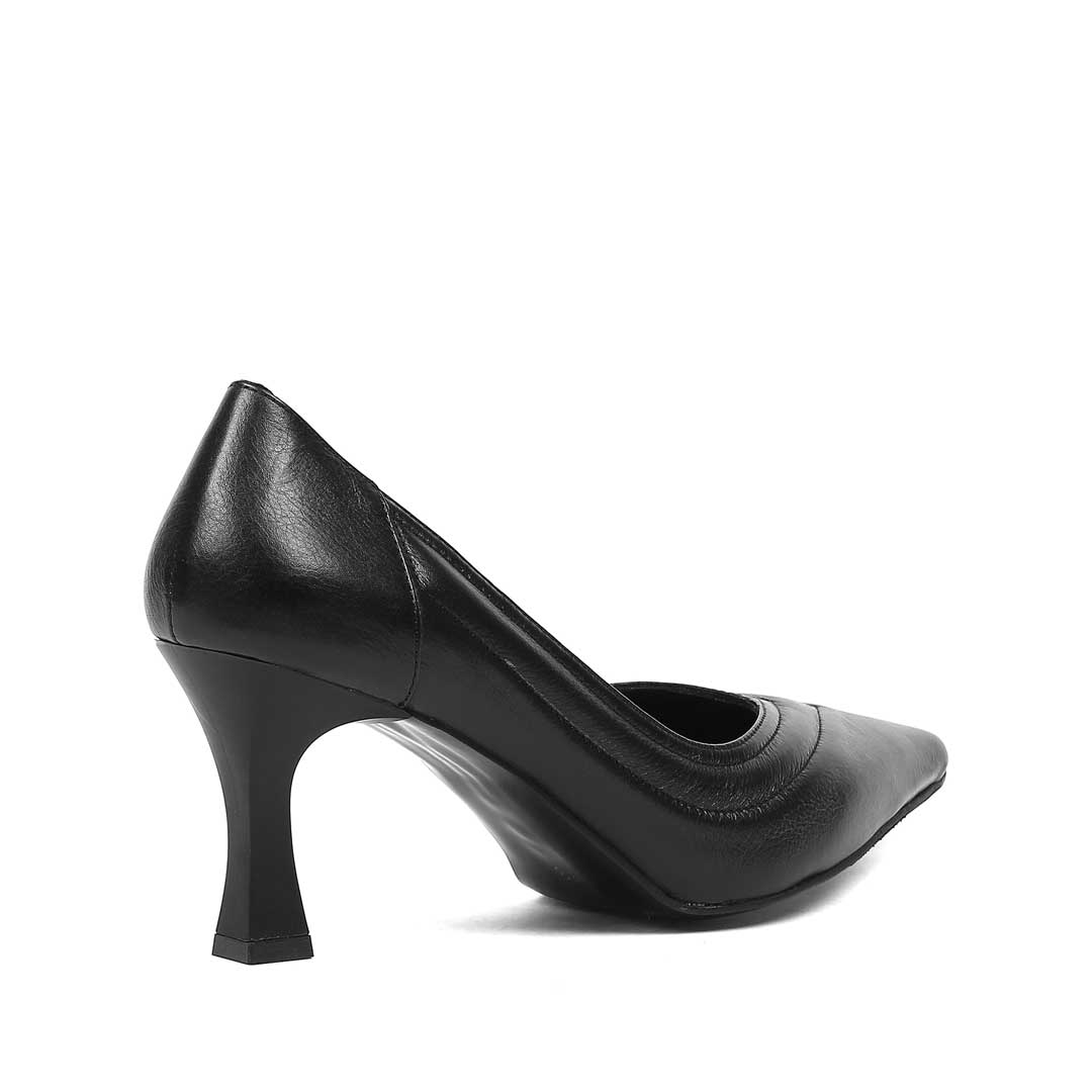 Celal Gültekin Kadın Siyah İnce Topuklu Deri Stiletto