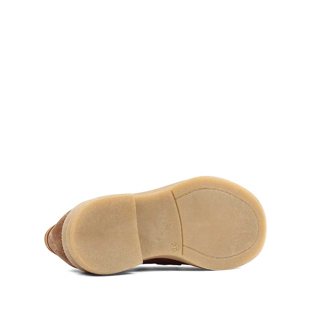 Celal Gültekin Kadın Taba Tokalı Süet Deri Loafer