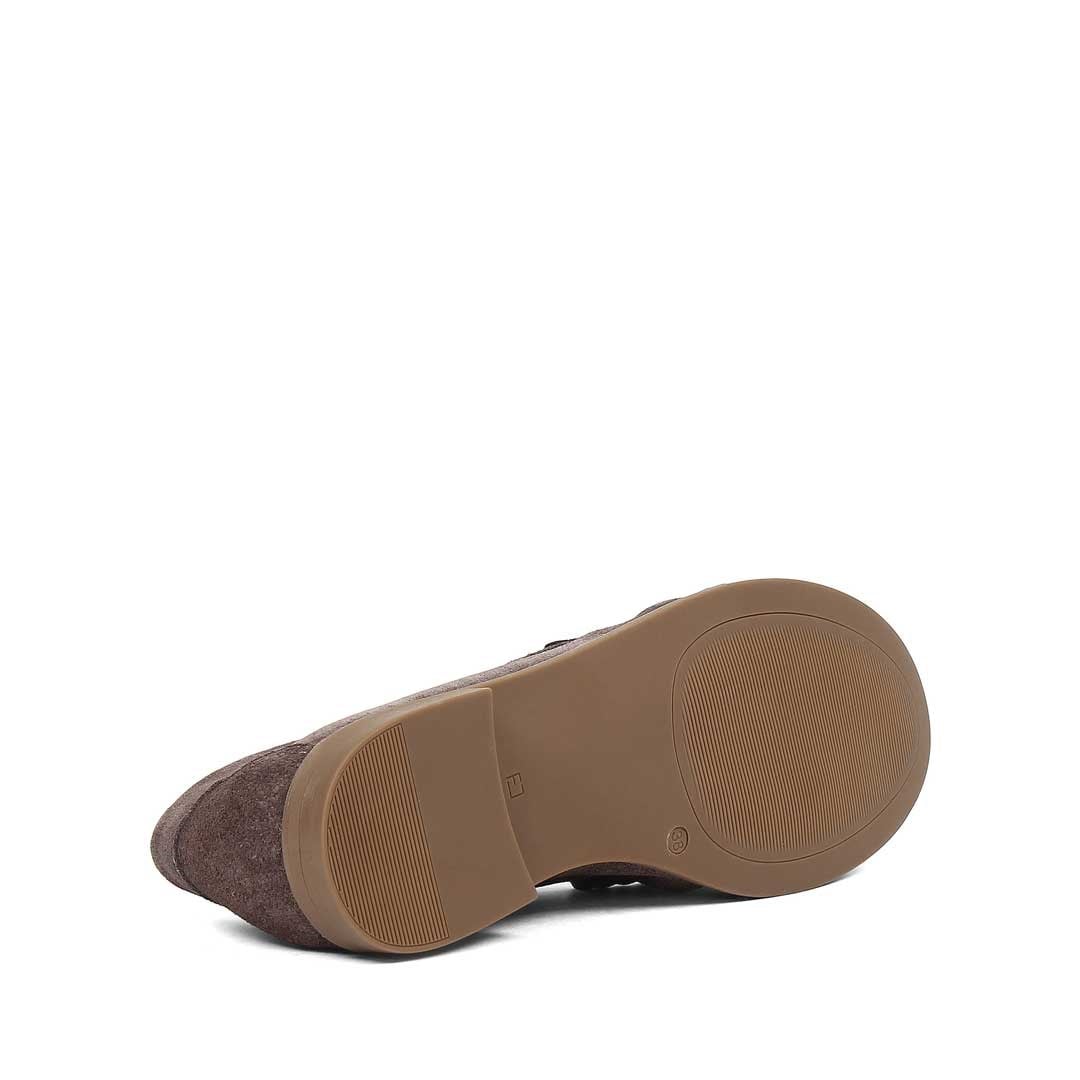Markasız Kadın Vizon Süet Deri Loafer
