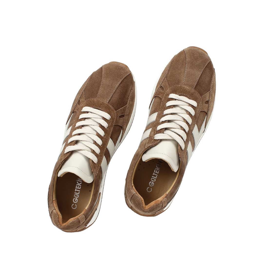 Celal Gültekin Kadın Vizon Süet Deri Sneaker