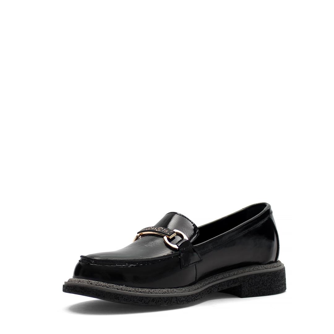 Celal Gültekin Siyah Rugan Kadın Loafer 494 25830-16541