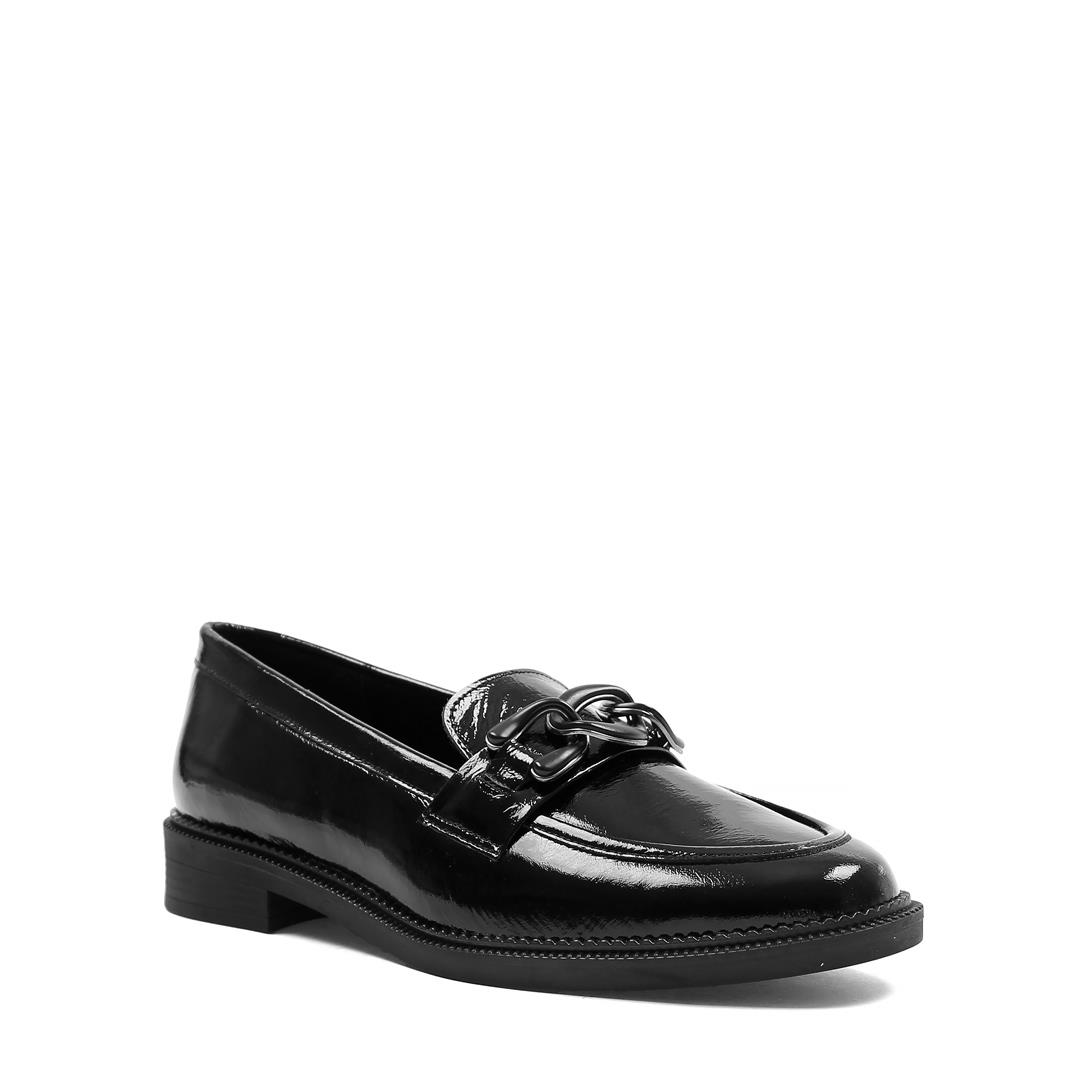 Celal Gültekin Siyah Rugan Kadın Loafer Ayakkabı 669 22632-16541