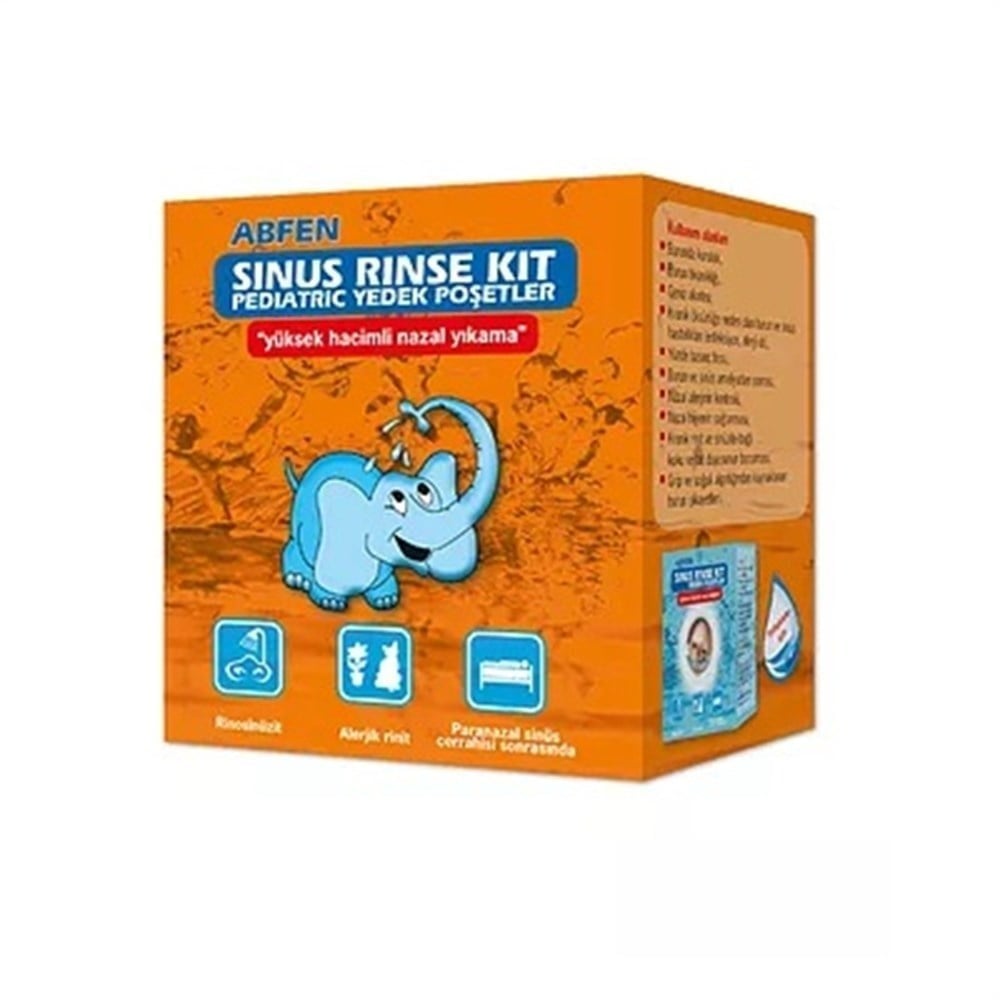 Abfen Sinus Rinse Kit Pediatrik Yedek Poşetler