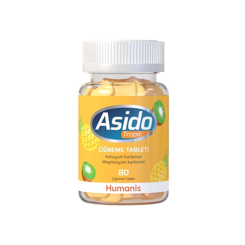 Asido Tropic 80 Çiğneme Tablet