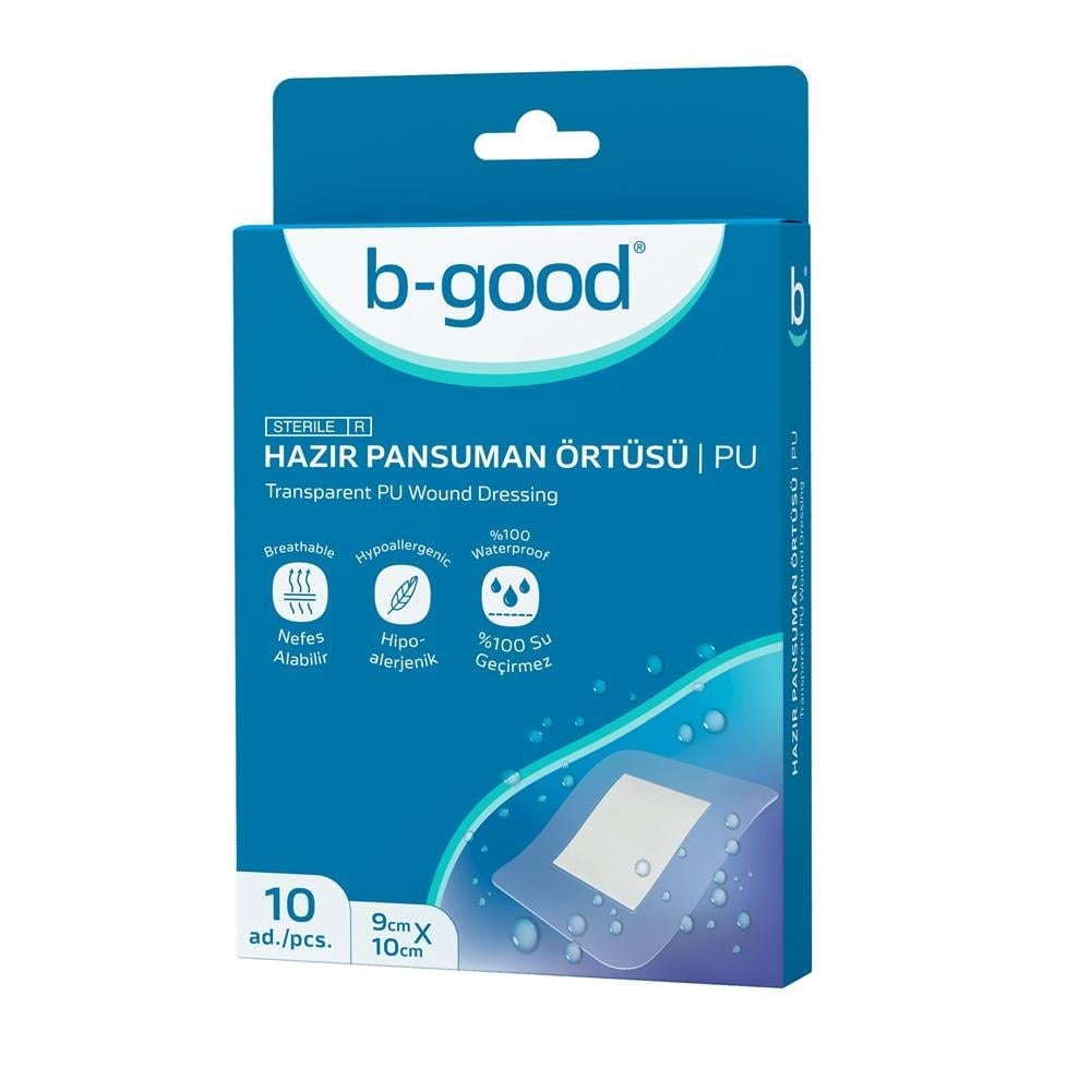 b-good Hazır Pansuman Örtüsü 9x10 cm 10 Adet