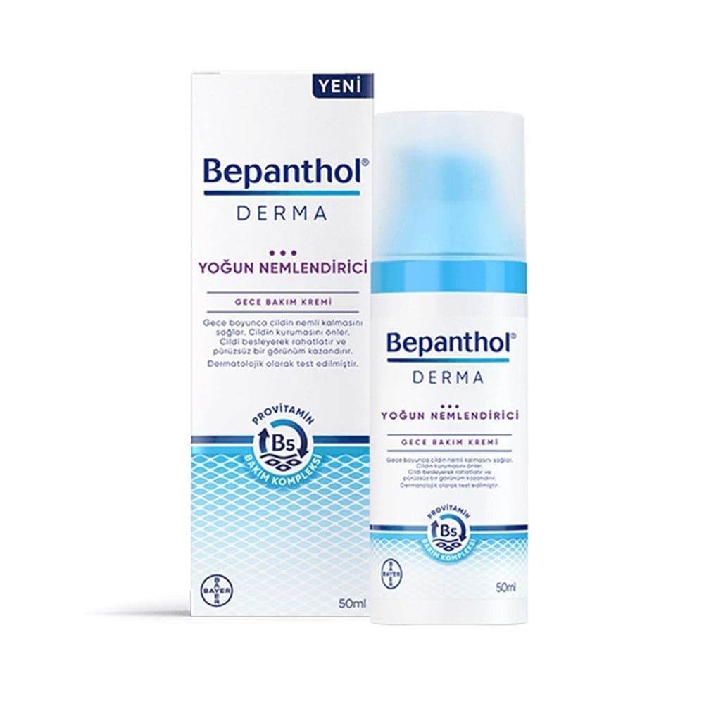 Bepanthol Derma Yoğun Nemlendirici Gece Bakım Kremi 50 ml