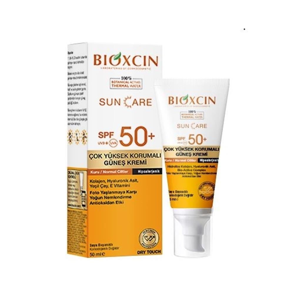 Bioxcin Sun Care Güneş Kremi SPF50+ 50 ml Kuru / Normal Ciltler