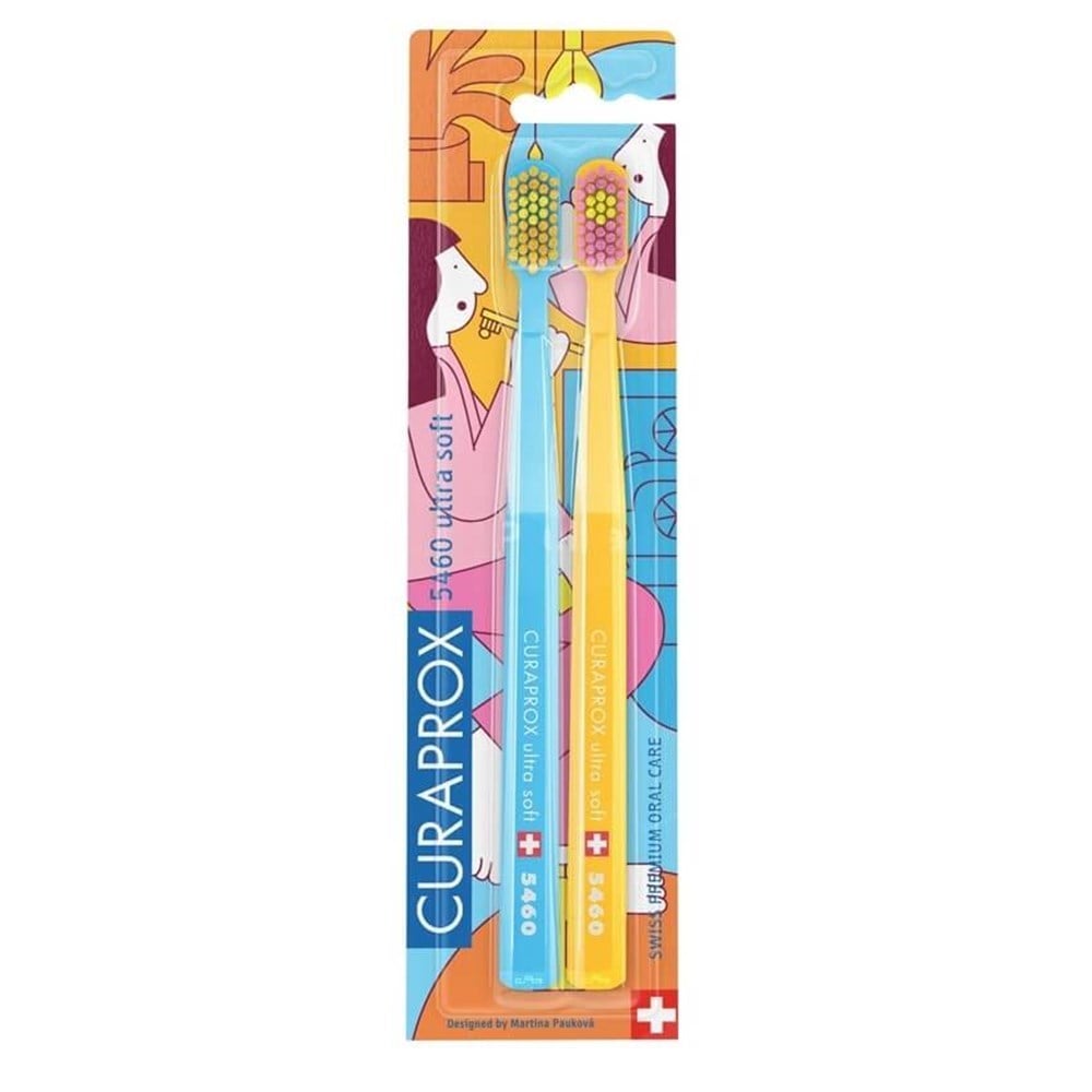 Curaprox 5460 Bathroom Edition Ultra Soft 2'li Diş Fırçası