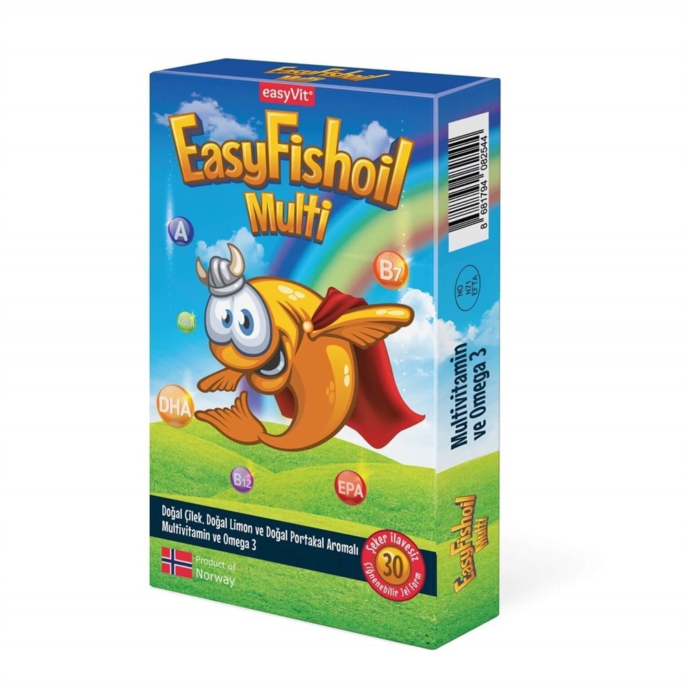 EasyFishoil Multi Çiğnenebilir Jel Form