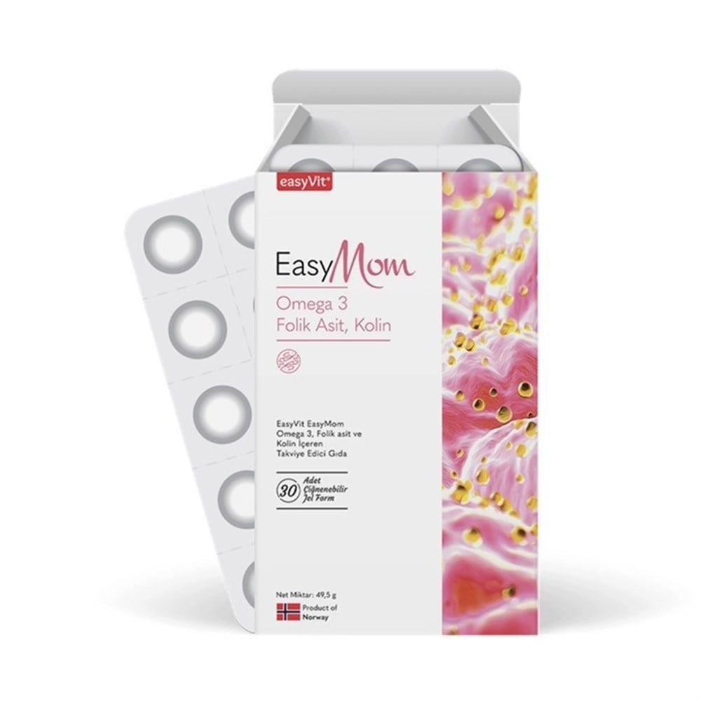 EasyMom Çiğnenebilir Jel Form 30 Tablet 