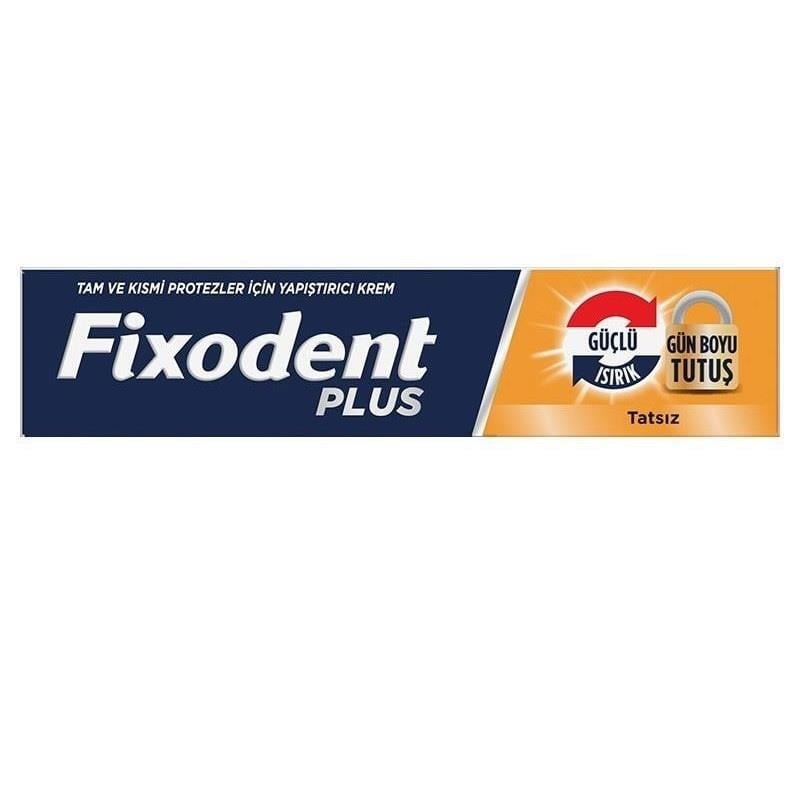 Fixodent Plus Diş Protez Yapıştırıcı Krem Güçlü Isırık Tatsız 40 g