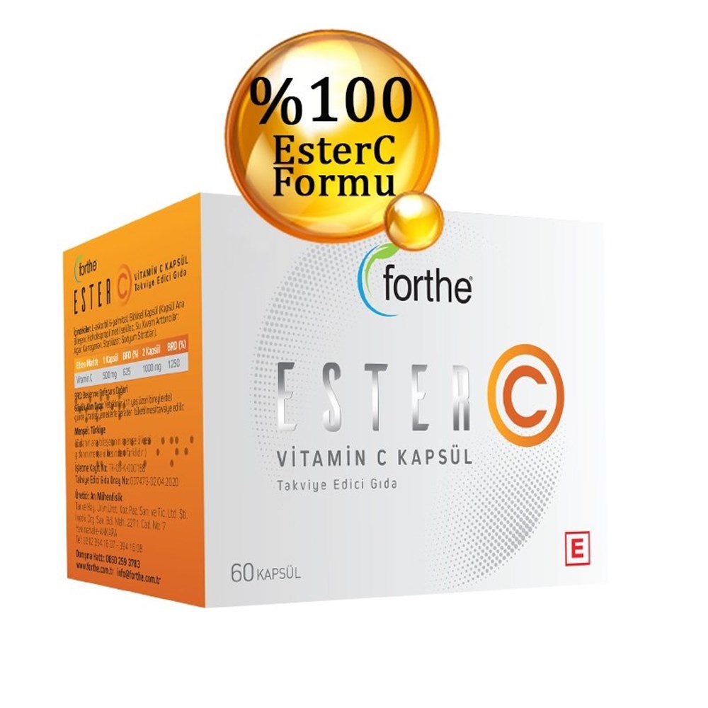 Forthe ESTER-C Vitamin C 60 Kapsül