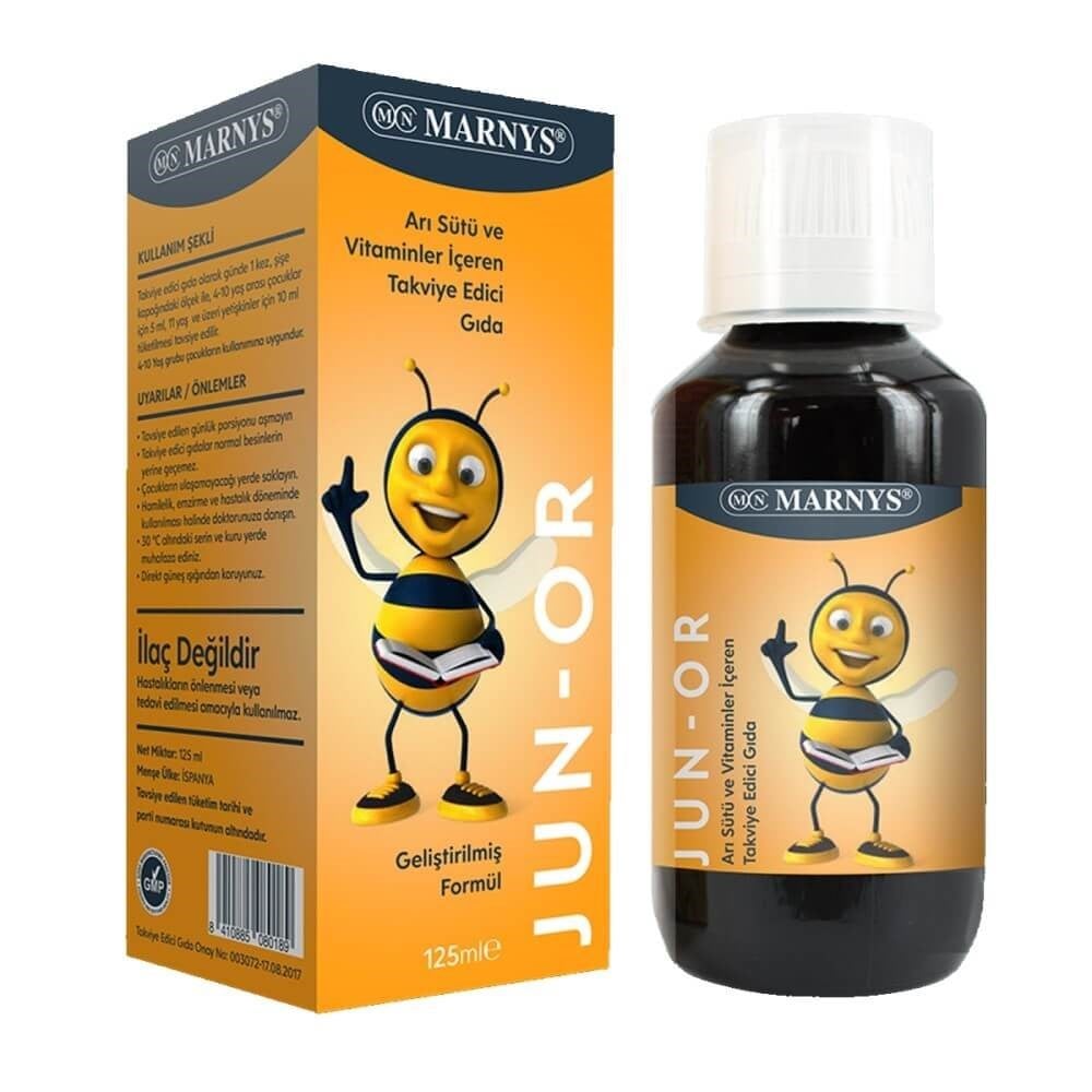 MN Marnys Junor Arı Sütü ve Multivitamin Şurup 125 ml