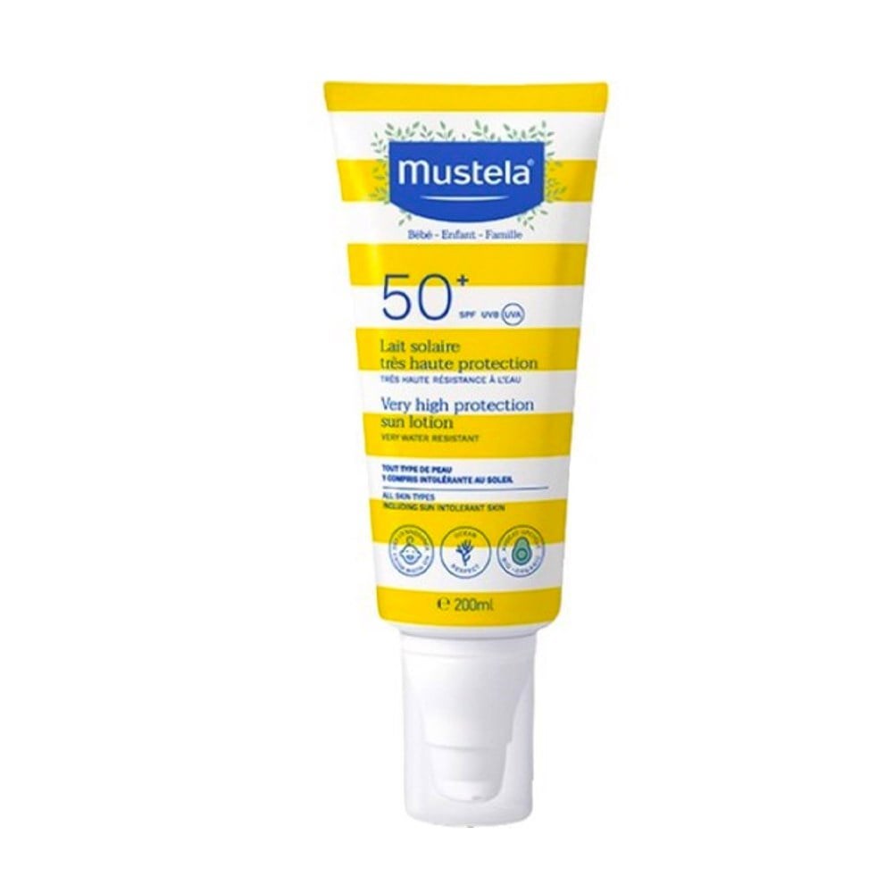 Mustela Güneş Koruyucu SPF50+ 200 ml & Hydra Bebe Vücut Losyonu 50 ml