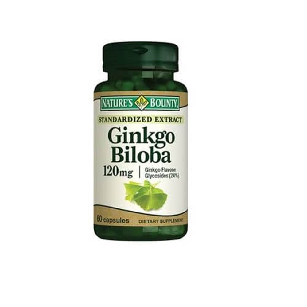 Nature's Bounty Ginkgo Biloba 120 mg 60 Kapsül