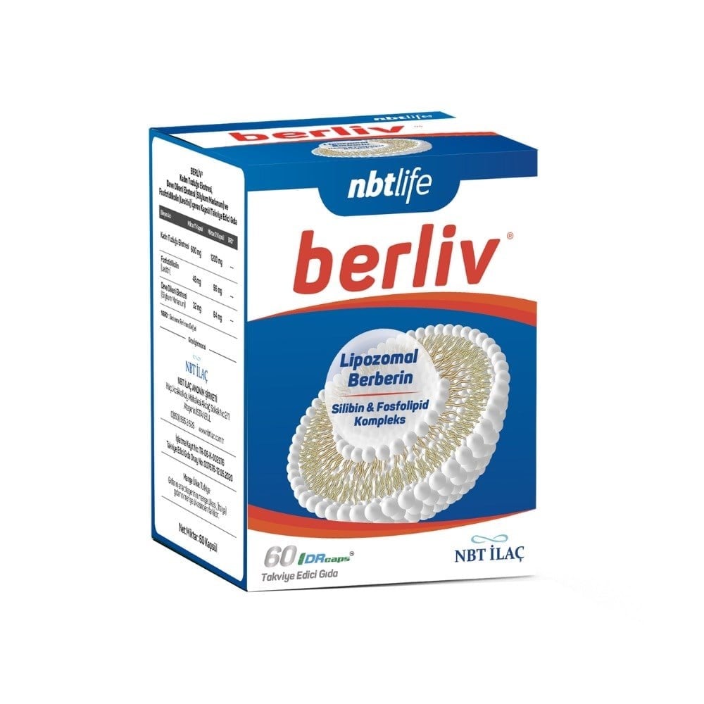 NBTLife Berliv Lipozamal Berberin 60 Kapsül
