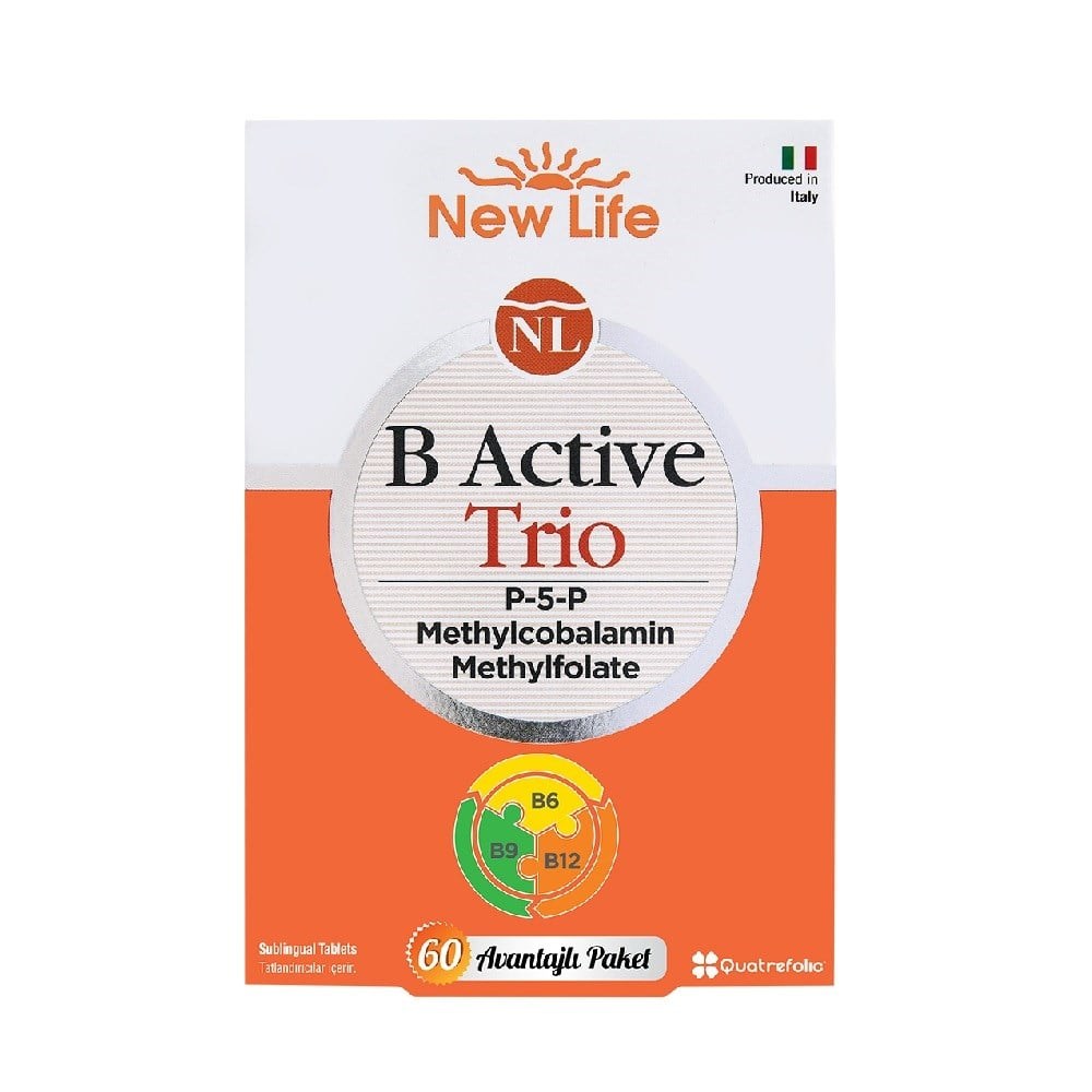 New Life B Active Trio 60 Dilaltı Tablet