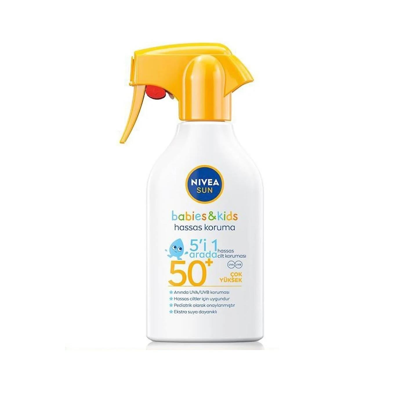 Nivea Sun Bebek ve Çocuk Hassas Koruma Güneş Spreyi 270 ml