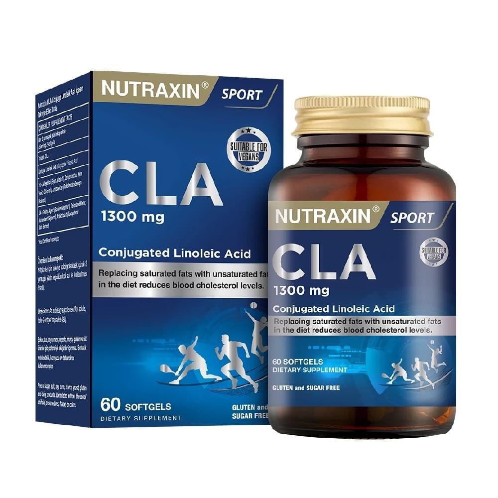 Nutraxin CLA 1300 mg 60 Yumuşak Kapsül